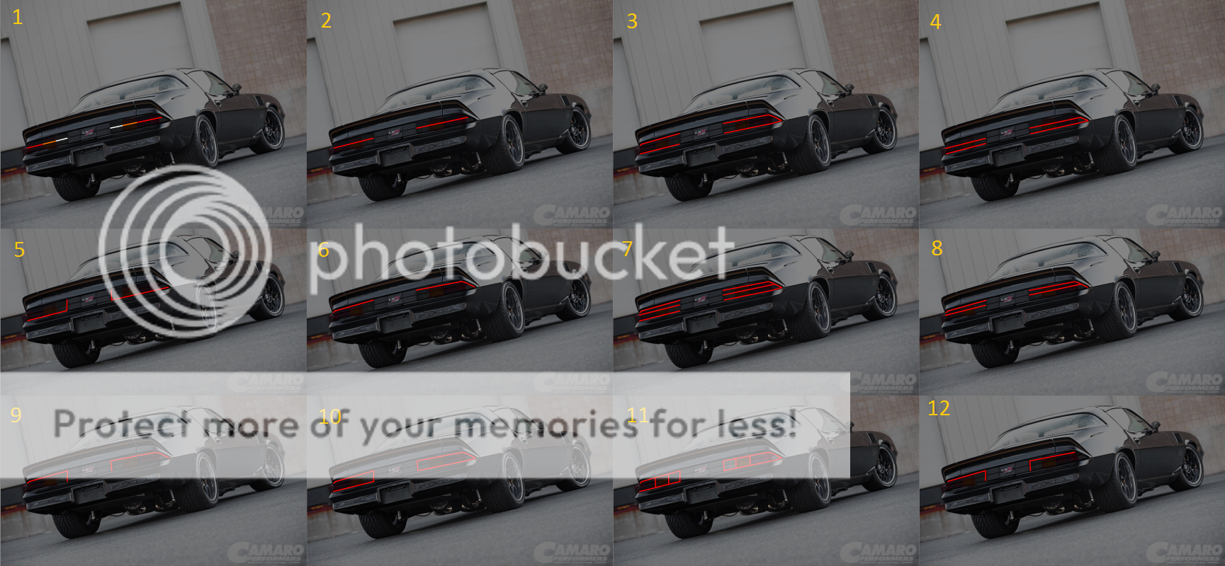 7881 Camaro Tail light conceptOpinions/feeler